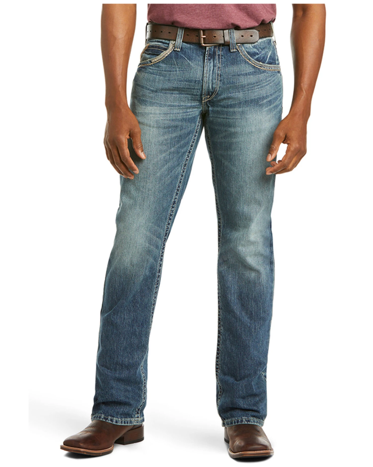 Ariat Men's M5 Low Rise Straight Leg Jeans 1 Ariat Men's M5 Low Rise Straight Leg Jeans