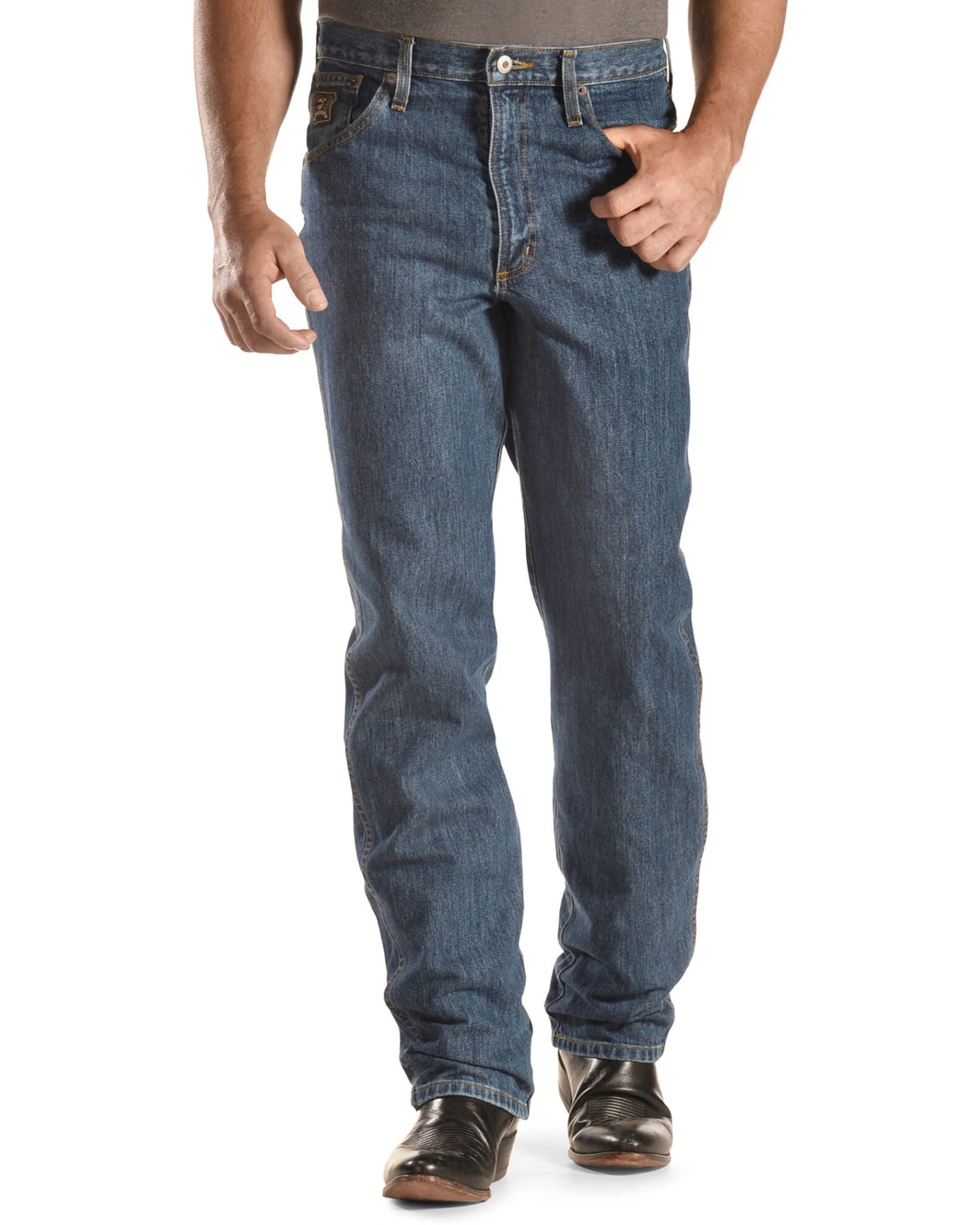 Cinch Men's Green Label Original Fit Stonewash Jeans 3 Cinch Men's Green Label Original Fit Stonewash Jeans - Image 3
