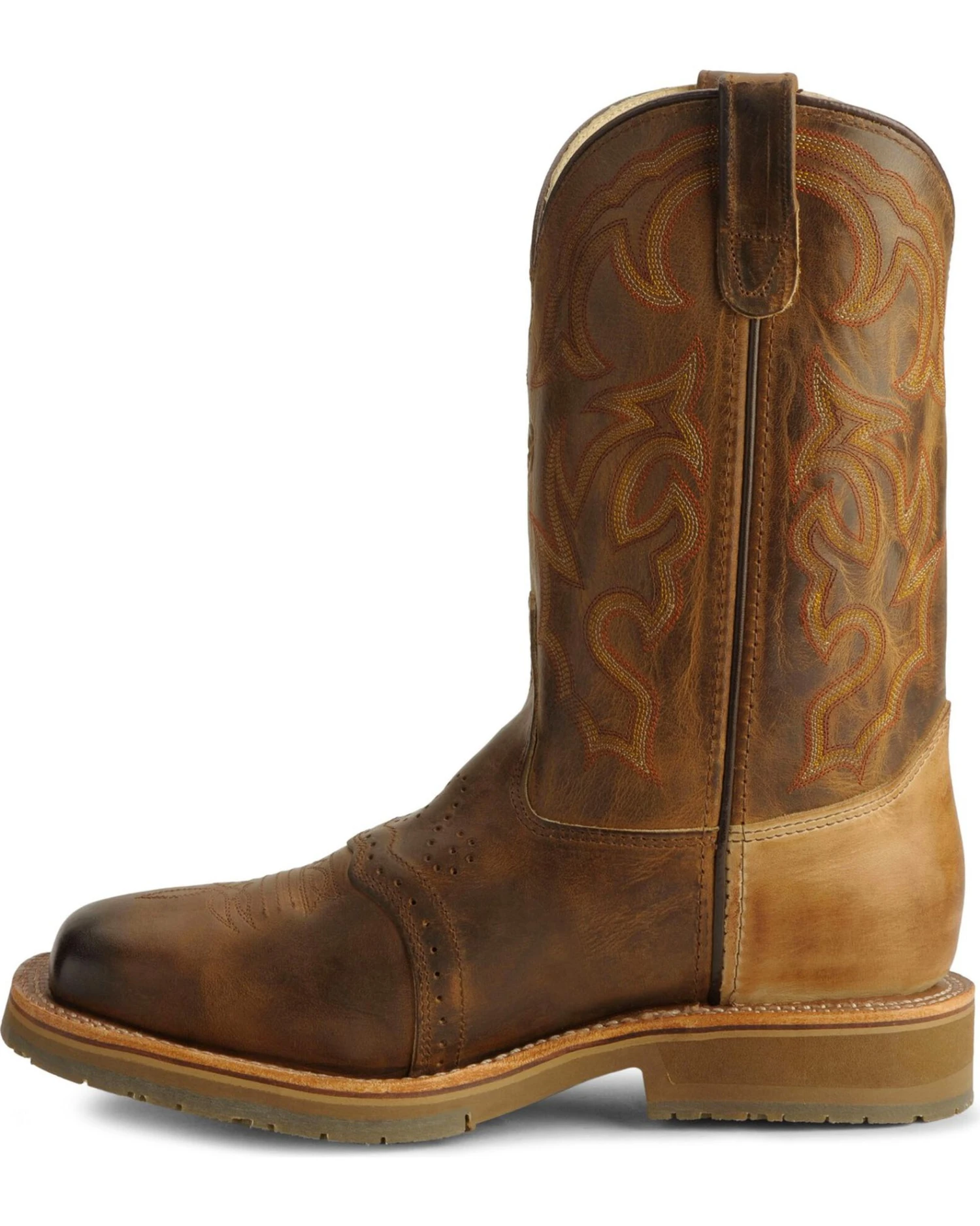 Double-H Men's Steel Square Toe Western Boots 3 Double-H Men's Steel Square Toe Western Boots - Image 3