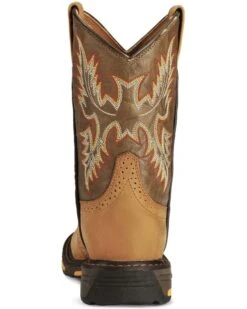 Ariat Boys' Workhog Western Boots - Square Toe -Western Cowboy Clothing Shop 053710 BR BK