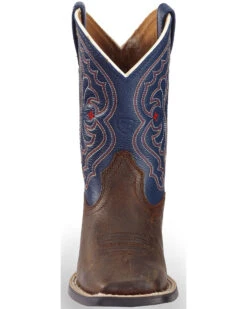 Ariat Boys' Quickdraw Western Boots - Square Toe 10 Ariat Boys' Quickdraw Western Boots - Square Toe -Western Cowboy Clothing Shop 053A06 41 FT