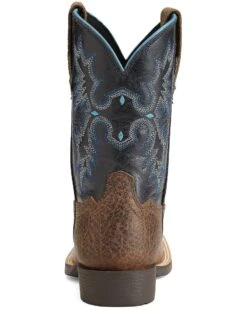 Ariat Boys' Tombstone Western Boots - Broad Square Toe -Western Cowboy Clothing Shop 053D31 B8 BK