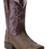 Ariat Girls' Tombstone Western Boots - Broad Square Toe