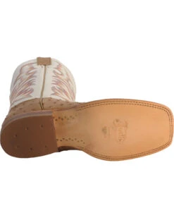 Justin Men's AQHA Remuda Full Quill Ostrich Exotic Boots -Western Cowboy Clothing Shop 066710 22 BM