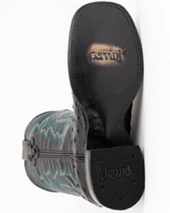 Ferrini Men's Full-Quill Ostrich Embroidered Western Boots - Broad Square Toe -Western Cowboy Clothing Shop 066845 89 P7