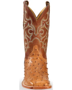 Justin Men's Full Quill Ostrich Western Boots -Western Cowboy Clothing Shop 066A49 38 FT
