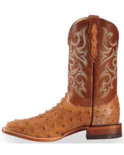Justin Men's Full Quill Ostrich Western Boots -Western Cowboy Clothing Shop 066A49 38 LT