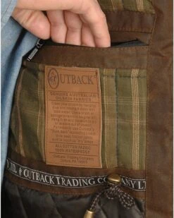 Outback Trading Co Men's Deer Hunter Oilskin Vest 7 Outback Trading Co Men's Deer Hunter Oilskin Vest -Western Cowboy Clothing Shop 080292 41 D2