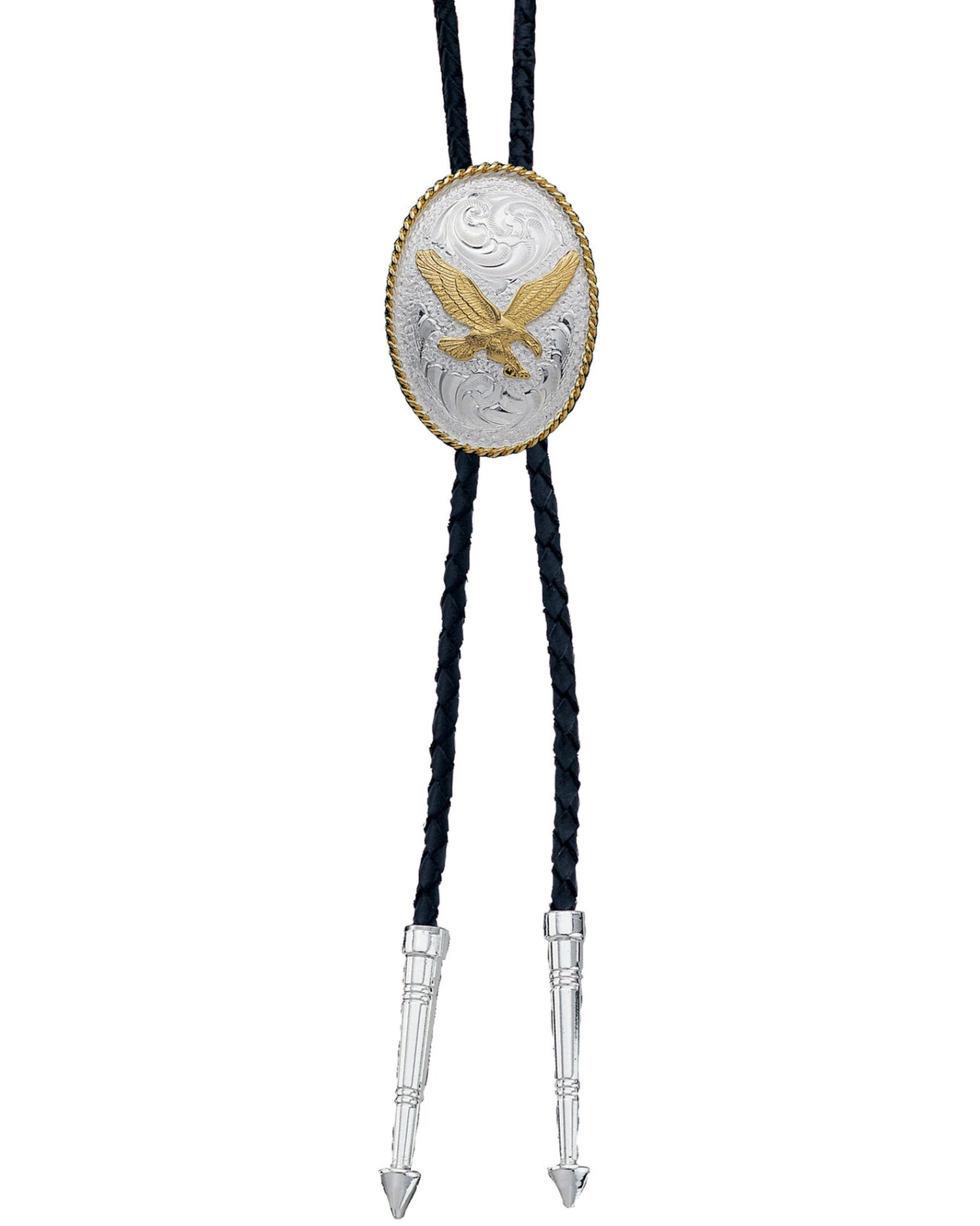 Montana Silversmiths Men's Eagle Bolo Tie 2 Montana Silversmiths Men's Eagle Bolo Tie - Image 2