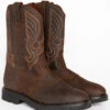 Cody James Men's Western Pull On Work Boots - Round Toe