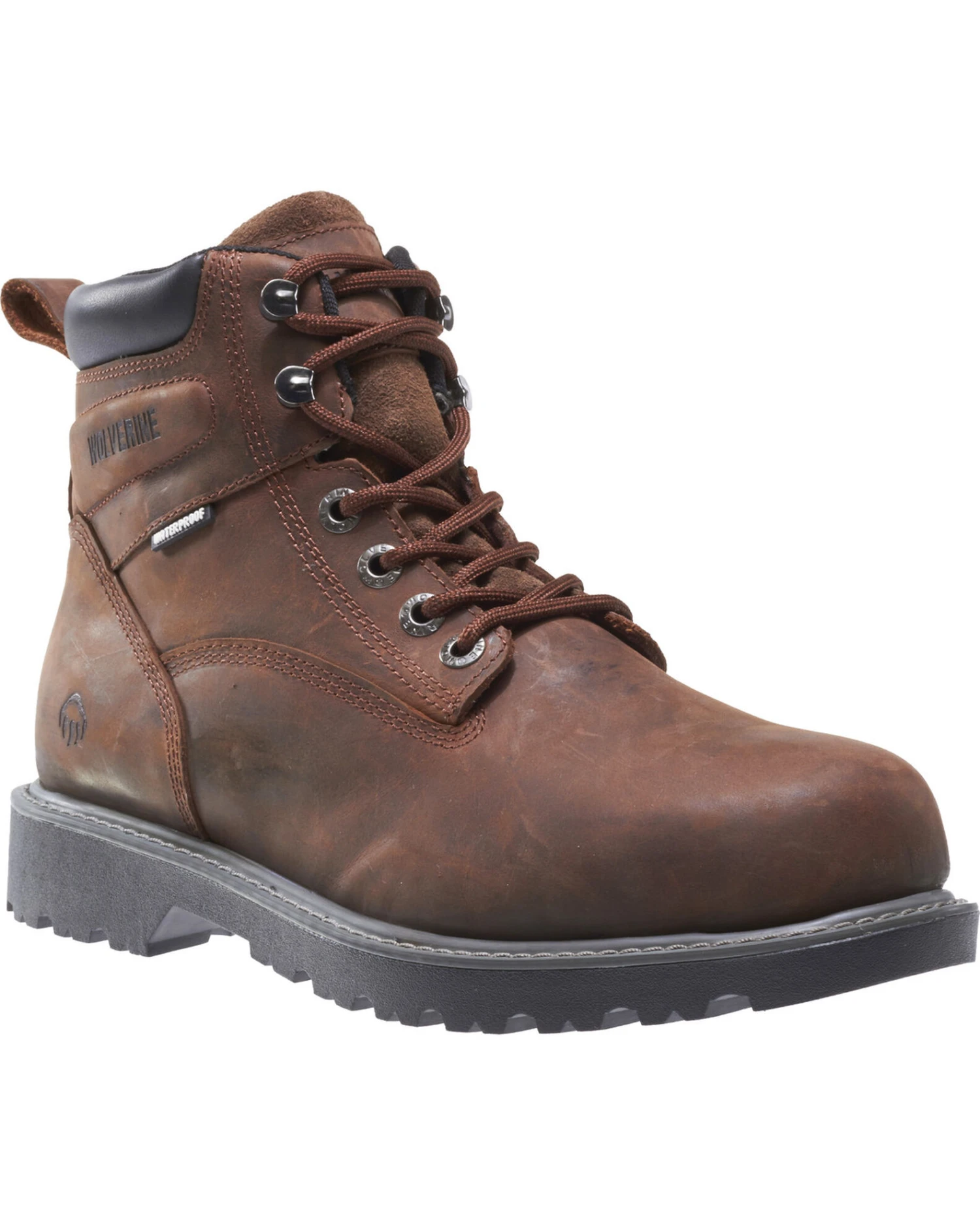 Wolverine Men's Floorhand Waterproof 6" Work Boots - Steel Toe 1 Wolverine Men's Floorhand Waterproof 6" Work Boots - Steel Toe