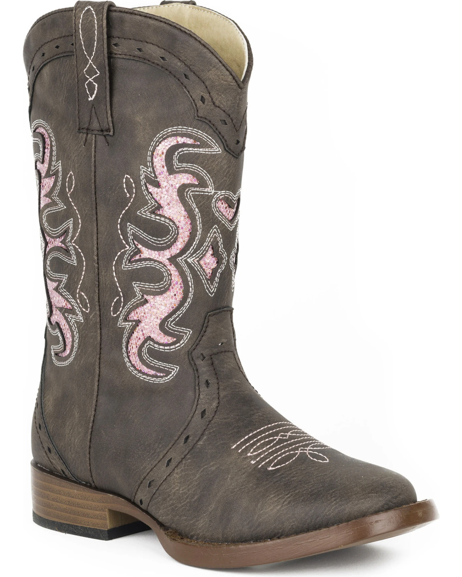 Roper Girls' Lexi Western Boots - Square Toe 1 Roper Girls' Lexi Western Boots - Square Toe