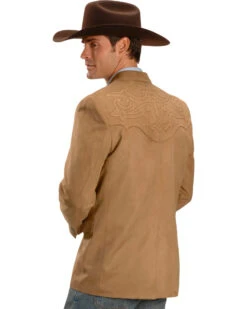 Circle S Men's Embroidered Micro-Suede Sportcoat 5 Circle S Men's Embroidered Micro-Suede Sportcoat -Western Cowboy Clothing Shop 2000225304 290 P2