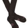 Dan Post Women's Cowgirl Certified Sleek Thin Socks - Black