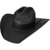 Bailey Desert Knight Black Straw Western Hat