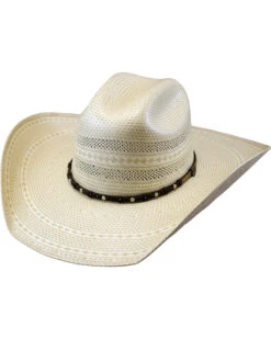 Justin Men's Hutson Bent Rail Straw Cowboy Hat 