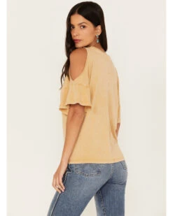 White Crow Women's I'll Drink To That Cold Shoulder Tee 7 White Crow Women's I'll Drink To That Cold Shoulder Tee -Western Cowboy Clothing Shop 2000238641 701 P4