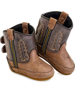 Old West Infant Boys' Poppet Boots - Round Toe 