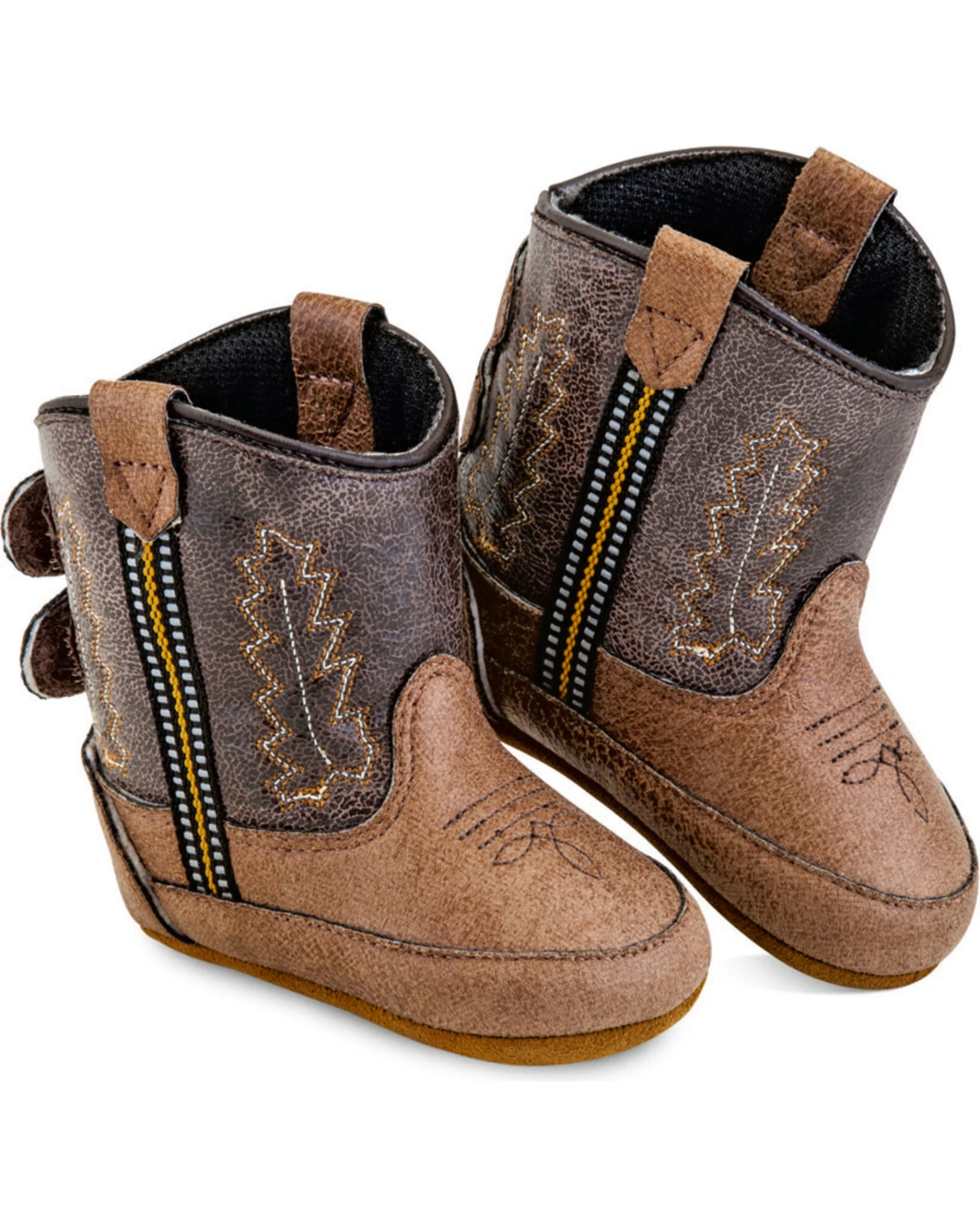 Old West Infant Boys' Poppet Boots - Round Toe 1 Old West Infant Boys' Poppet Boots - Round Toe