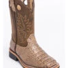 Cody James Little Boys' Gator Print Western Boots - Broad Square Toe