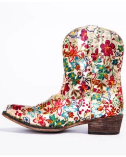 Roper Women's Ingrid Floral Western Booties - Snip Toe -Western Cowboy Clothing Shop 2000279295 900 P3