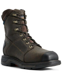 Ariat Men's Workhog Side Zip Waterproof Work Boots - Carbon Toe