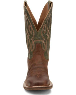 Tony Lama Men's Landgrab Brown Western Boots - Broad Square Toe -Western Cowboy Clothing Shop 2000293428 200 P5
