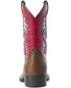 Ariat Little Girls' Homestead VentTEK Western Boots - Broad Square Toe -Western Cowboy Clothing Shop 2000294019 200 P3