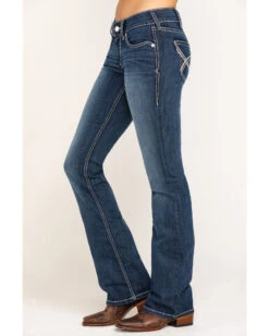 Ariat Women's Medium R.E.A.L. Arrow Fit Shayla Bootcut Jeans -Western Cowboy Clothing Shop 2000295218 400 P3