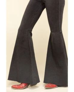 Free People Women's High Rise Dark Wash Just Float On Flare Jeans -Western Cowboy Clothing Shop 2000309730 001 P3