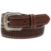Ariat Men's Pierced Basketweave Western Belt