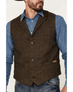 Outback Trading Co. Men's Brown Jessie Vest  -Western Cowboy Clothing Shop 2000322998 200 P3