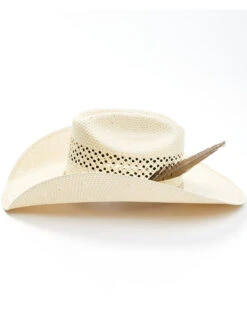 Justin Men's 50X Ivory/Tan Waco Western Straw Hat  -Western Cowboy Clothing Shop 2000323416 103 P3