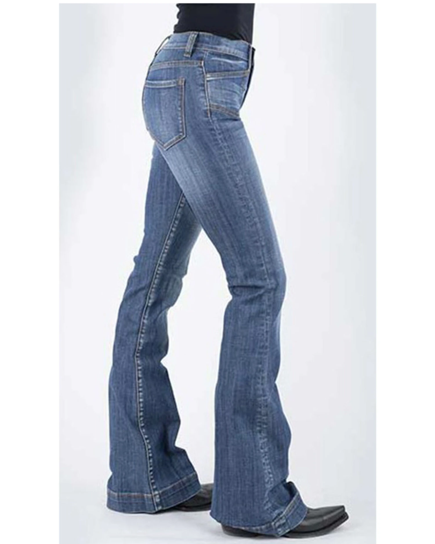 Stetson Women's 921 High Waist Flare Jeans 3 Stetson Women's 921 High Waist Flare Jeans - Image 3