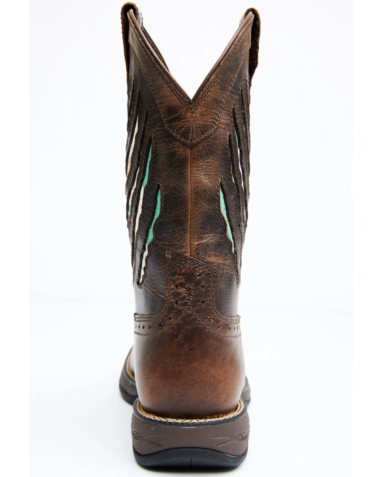Brothers & Sons Men's Scratch Mexico Flag Lite Performance Western Boots - Broad Square Toe 4 Brothers & Sons Men's Scratch Mexico Flag Lite Performance Western Boots - Broad Square Toe - Image 4