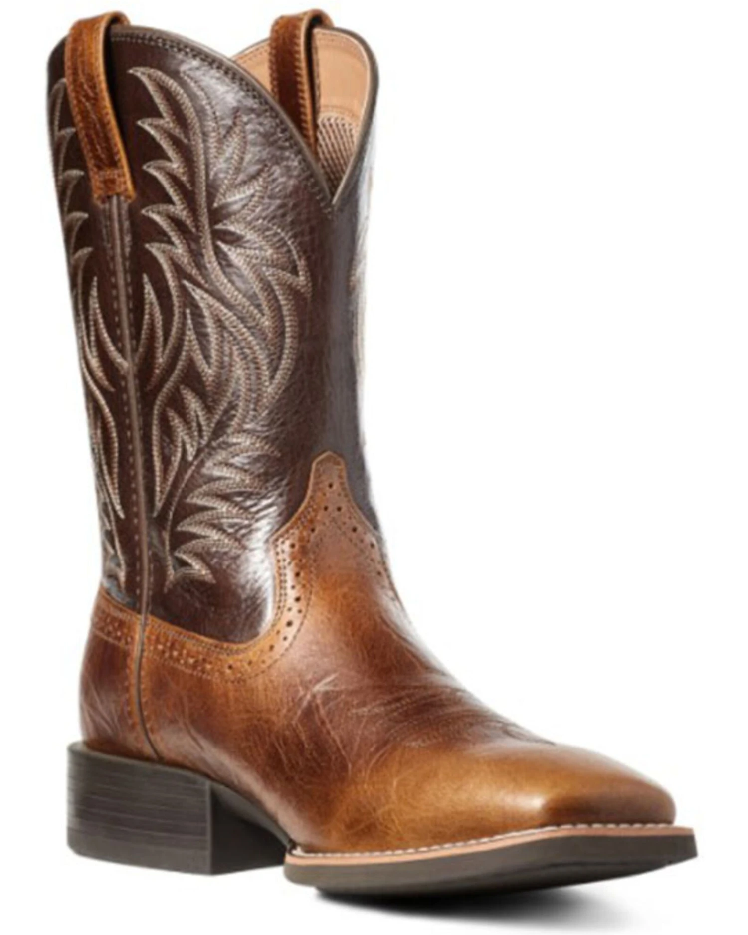 Ariat Men's Sport Western Performance Boots - Broad Square Toe 1 Ariat Men's Sport Western Performance Boots - Broad Square Toe
