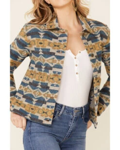 Pendleton Women's Navy Cardwell Wool Jacket  -Western Cowboy Clothing Shop 2000335521 410 P3