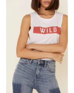 Wondery Women's Wild Bar Graphic Muscle Tank Top 7 Wondery Women's Wild Bar Graphic Muscle Tank Top -Western Cowboy Clothing Shop 2000336327 100 P3