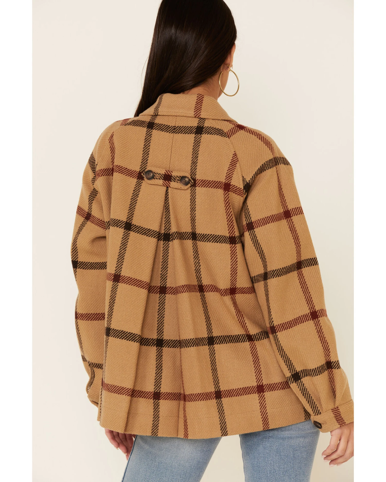 Pendleton Women's Windowpane Daphne Wool Jacket 4 Pendleton Women's Windowpane Daphne Wool Jacket - Image 4