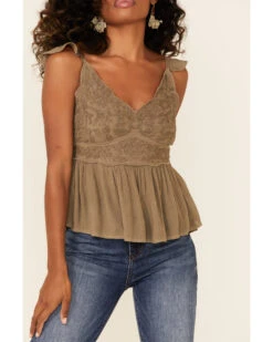 Shyanne Women's Embroidered Flutter Short Sleeve Top  -Western Cowboy Clothing Shop 2000338212 341 P3