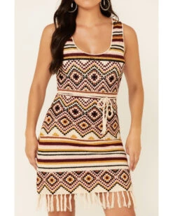 Idyllwind Women's Chilli Havana Nights Crochet Fringe Dress -Western Cowboy Clothing Shop 2000338282 641 P3