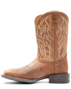 Justin Men's Dusky Brown Canter Cowhide Leather Western Boots - Broad Square Toe  -Western Cowboy Clothing Shop 2000341632 200 P3
