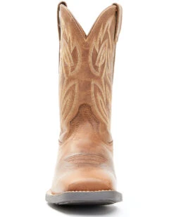 Justin Men's Dusky Brown Canter Cowhide Leather Western Boots - Broad Square Toe  -Western Cowboy Clothing Shop 2000341632 200 P4