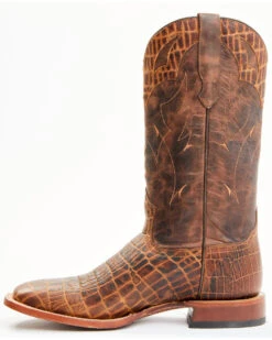 Moonshine Spirit Men's Tully Croc Print Western Boots - Broad Square Toe -Western Cowboy Clothing Shop 2000343042 235 P3
