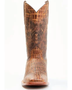 Moonshine Spirit Men's Tully Croc Print Western Boots - Broad Square Toe -Western Cowboy Clothing Shop 2000343042 235 P4