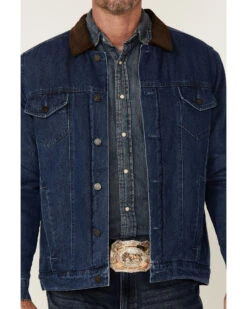 Cody James Men's Grand Teton 3.0 Sherpa-Lined Button-Front Denim Jacket  -Western Cowboy Clothing Shop 2000343282 402 P4
