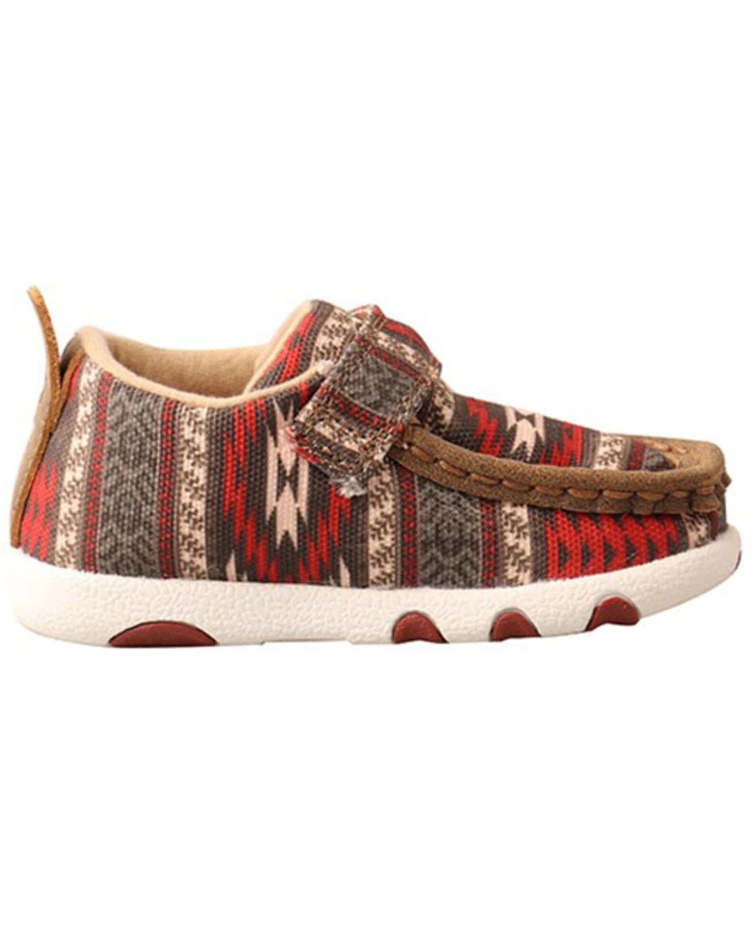 Twisted X Infant Hooey Southwestern Print Driving Shoes - Moc Toe 2 Twisted X Infant Hooey Southwestern Print Driving Shoes - Moc Toe - Image 2