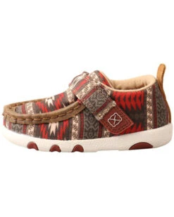Twisted X Infant Hooey Southwestern Print Driving Shoes - Moc Toe 8 Twisted X Infant Hooey Southwestern Print Driving Shoes - Moc Toe -Western Cowboy Clothing Shop 2000343953 600 P3