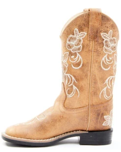 Shyanne Girls' Little Lasy Floral Embroidered Western Boots - Broad Square Toe -Western Cowboy Clothing Shop 2000345066 280 P3