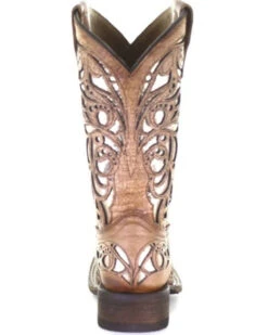 Corral Girls' Shiny Inlay Western Boots - Square Toe 9 Corral Girls' Shiny Inlay Western Boots - Square Toe -Western Cowboy Clothing Shop 2000345519 280 P5